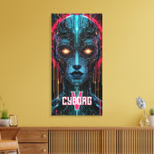 Fantoomcircuits Canvas Afdruk (Insitu (Woonkamer))