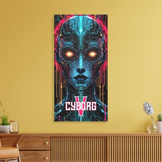 Fantoomcircuits Canvas Afdruk (Insitu (Woonkamer))