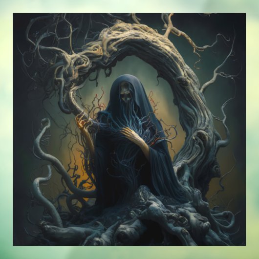 fantoomvensterbinding raamsticker (Vel 3)