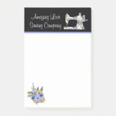 Fantsoen Bloem Steekmachine Notitieblok Post-it® Notes (Voorkant)