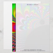 Fanyc - Mandelbrot Fractal Art Briefhoofd (Voorkant / Achterkant)
