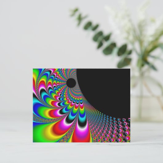 Fanyc - Mandelbrot Fractal Art Briefkaart (Staand voorkant)