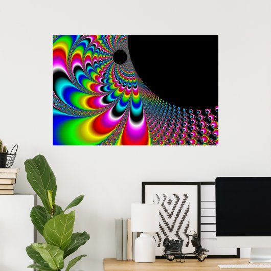 Fanyc - Mandelbrot Fractal Art Poster (Thuiskantoor)