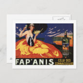 Fap'Anis Celui des Connaisseurs Briefkaart (Voorkant / Achterkant)