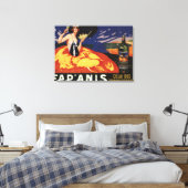 Fap'Anis Celui des Connaisseurs Canvas Afdruk (Insitu (Slaapkamer))