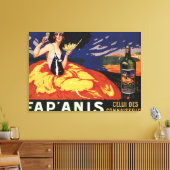 Fap'Anis Celui des Connaisseurs Canvas Afdruk (Insitu (Woonkamer))