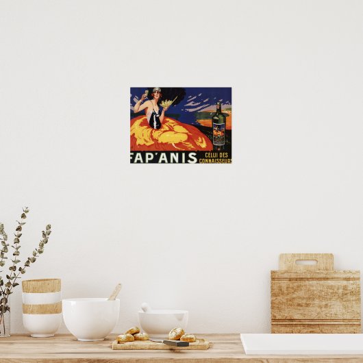Fap'Anis Celui des Connaisseurs Poster (Keuken)