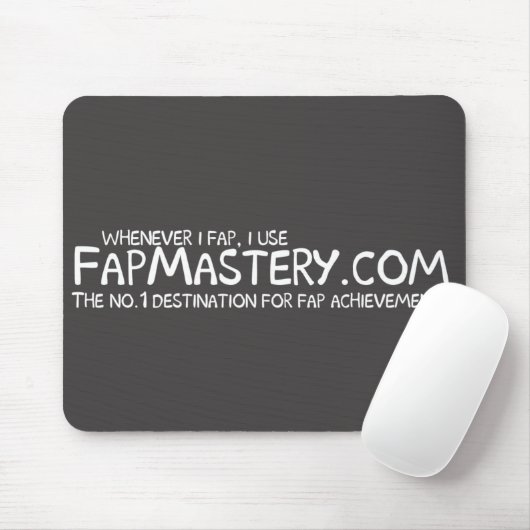 FapMastery.com Mousepad Muismat (Met muis)