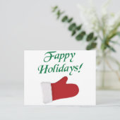 Fappy Feestdagen kersthandschoen (Staand voorkant)