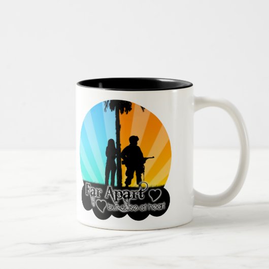 Far Apart Tweekleurige Koffiemok (Rechts)