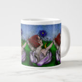 Far away Flower Jumbo Mug Grote Koffiekop (Voorkant rechts)