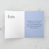 Far Away Liefde, Kerstgroeten Kaart (Binnen)