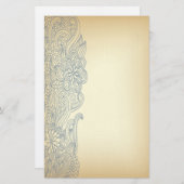 Far East Floral Stationery Briefpapier (Voorkant / Achterkant)