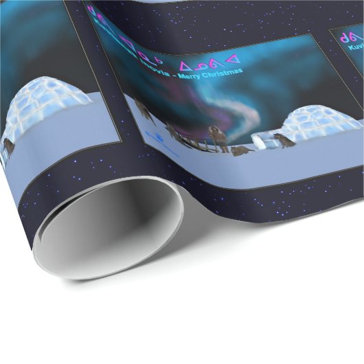 Far North Kerstmis Cadeaupapier (Rol Hoek)