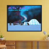 Far North Kerstmis Canvas Afdruk (Insitu (Woonkamer))