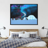 Far North Kerstmis Canvas Afdruk (Insitu (Slaapkamer))