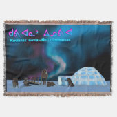 Far North Kerstmis Deken (Voorkant)