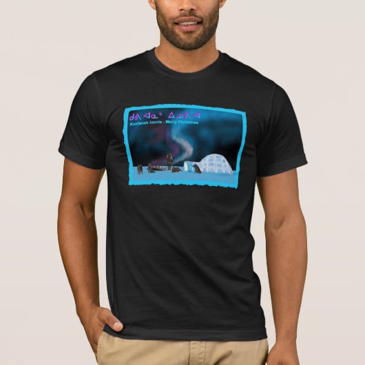 Far North Kerstmis T-shirt (Voorkant)