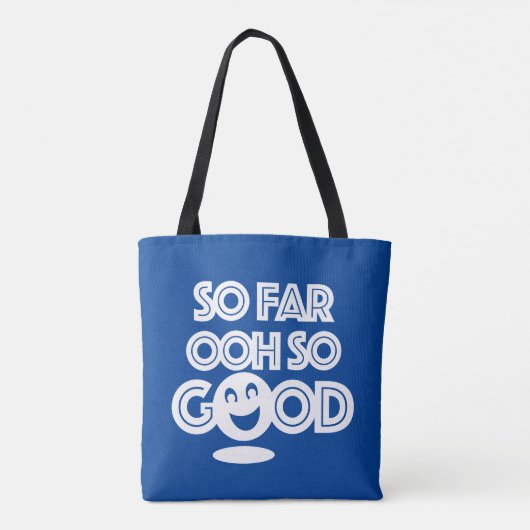 Far Ooh, zo goede Happy Canvas tas (Achterkant)