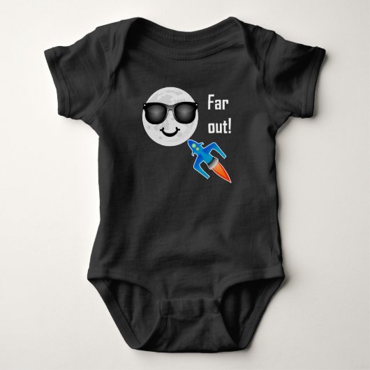 Far Out Design - Baby Jersey Bodysuit (Voorkant)