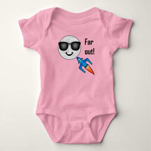 Far Out Design - Baby Jersey Bodywarmer Romper (Voorkant)