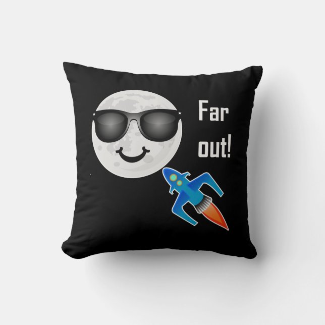 Far Out Design - Kussen 40 cm x 40 cm (Voorkant)