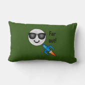 Far Out Design - Lendekussen 33 cm x 53 cm Kussen (Achterkant)