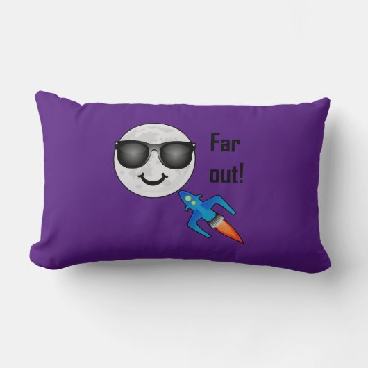 Far Out design - lendenkussen 33 cm x 53 cm Kussen (Voorkant)
