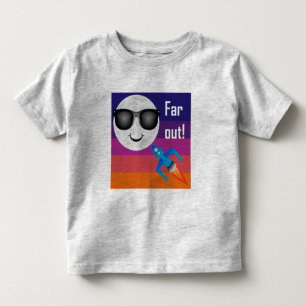 Far Out Design - Peuter fijne jersey T-shirt