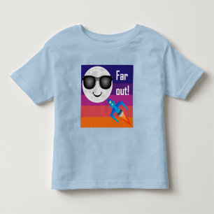 Far Out Design - Peuter fijne jersey T-shirt