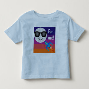 Far Out Design - Peuter fijne jersey T-shirt