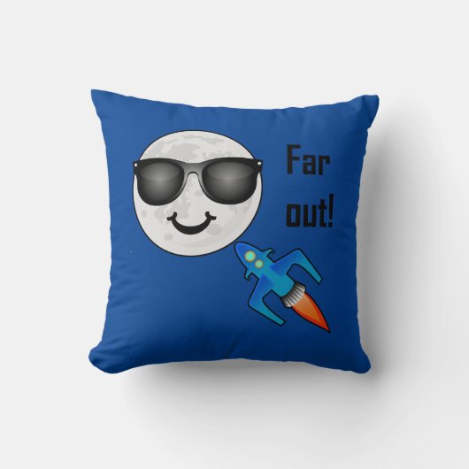 Far Out Design - Worpillow 16" x 16" Kussen (Voorkant)