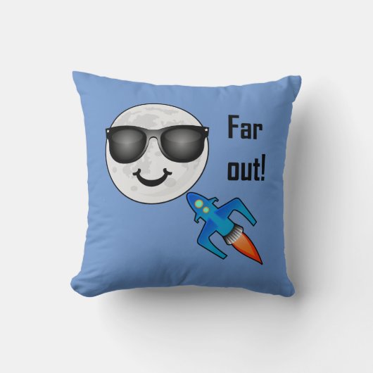 Far Out Design - Worpillow 16" x 16" Kussen (Voorkant)