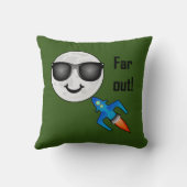Far Out Design - Worpillow 16" x 16" Kussen (Achterkant)