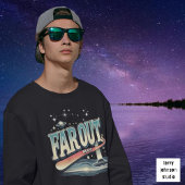 Far Out Man Retro 60's Slogan gepersonaliseerd Trui