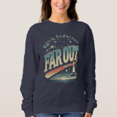 Far Out Man Retro 60's Slogan gepersonaliseerd Trui (Voorkant)