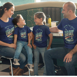 Far Out Man Retro 60's Slogan Gepersonaliseerde fa T-shirt