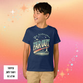 Far Out Man Retro 60's Slogan Gepersonaliseerde fa T-shirt