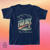 Far Out Man Retro 60's Slogan Gepersonaliseerde fa T-shirt