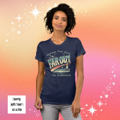 Far Out Man Retro 60's Slogan Gepersonaliseerde fa T-shirt