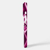 Far Out Retro Abstracte Psychedelische Magenta Case-Mate iPhone Case (Achterkant / Links)