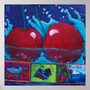 Far West Cherries Poster