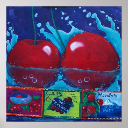 Far West Cherries Poster (Voorkant)