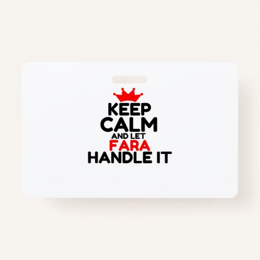 FARA BADGE (Voorkant)