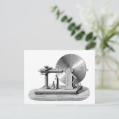 Faraday-schijfgenerator Briefkaart (Staand voorkant)