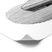 Faraday-schijfgenerator Poster (Hoek)