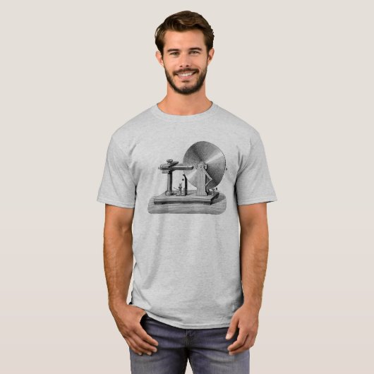 Faraday-schijfgenerator T-shirt (Voorkant volledig)