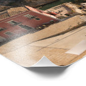 Faraglioni en Tonnara in Scopello, Sicilië Foto Afdruk (Hoek)