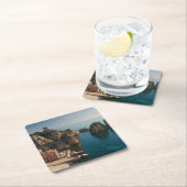 Faraglioni en Tonnara in Scopello, Sicilië Kartonnen Onderzetters (Insitu)