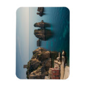 Faraglioni en Tonnara in Scopello, Sicilië Magneet (Verticaal)